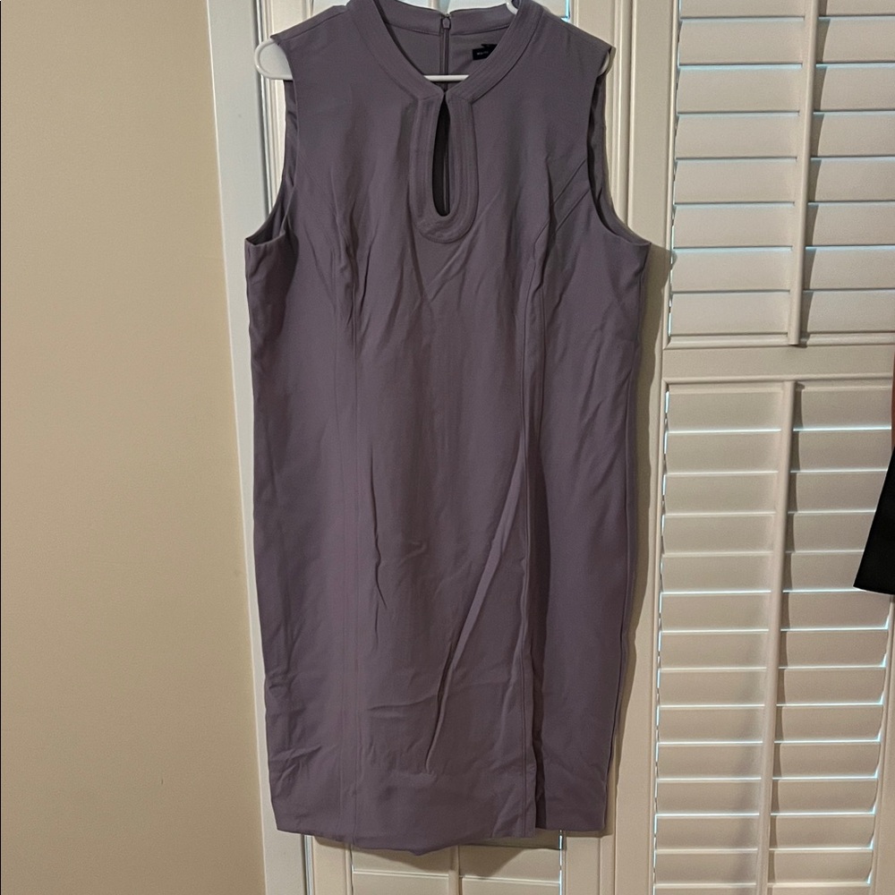 White House Black Market Sleeveless Lavender Midi Dress